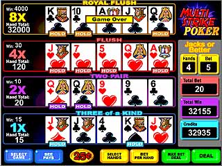 Multistrike Video Poker